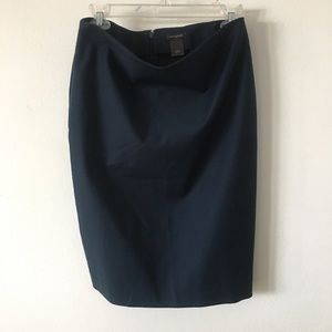 Ann Taylor Navy Skirt Sz 6